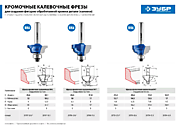 Фрезы кромочные калевочные 