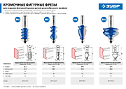 Фрезы кромочные фигурные